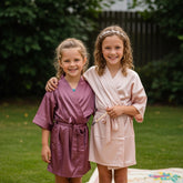 Kids Personalized Satin Robe